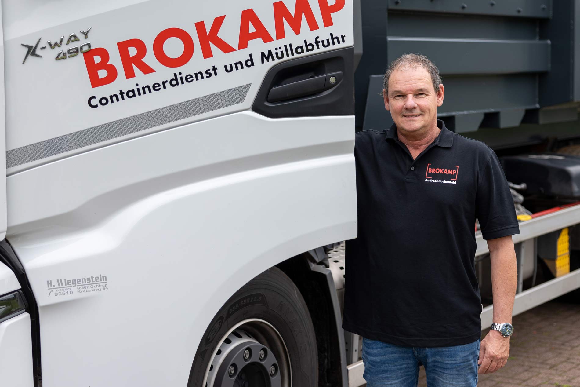 Für Andreas gibt es keine Grenzen. Er fährt seit knapp 20 Jahren für Brokamp und davon über 10 Jahre international. 